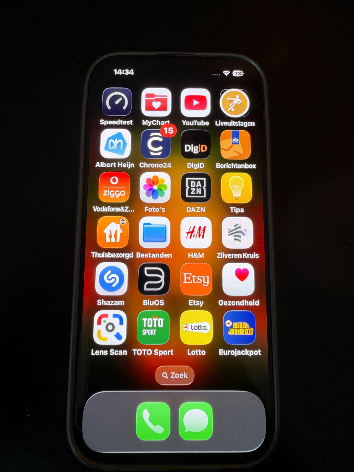 iPhone 16 Pro Z.G.A.N. met doos, Telecommunicatie, 128 GB, Zwart, Zo goed als nieuw, Ophalen