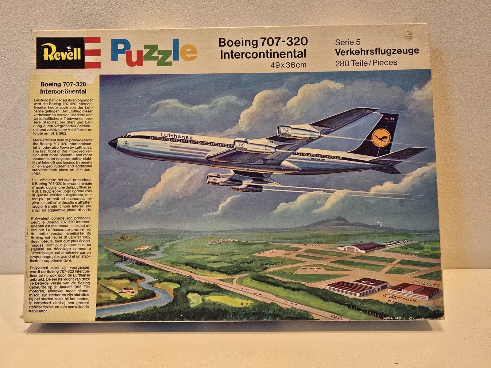 Revell Boeing 707-302 Intercontinental Puzzel 280 stukjes, Ophalen of Verzenden