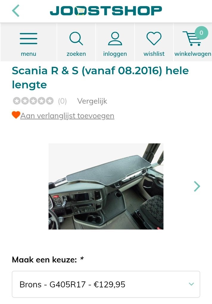 Scania Nextgen lange dashboardtafel nieuw, Ophalen of Verzenden, Nieuw