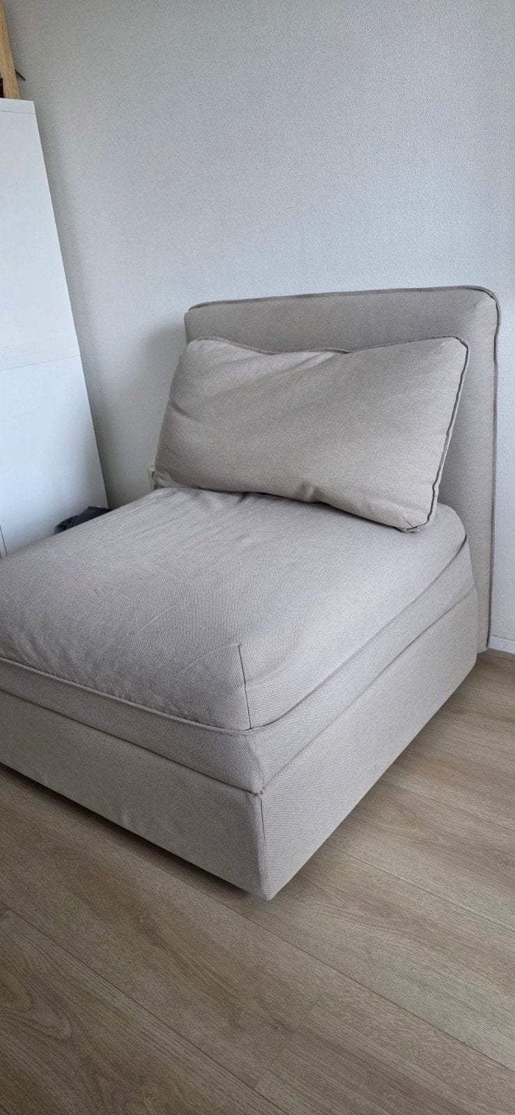 IKEA vallentuna fauteuils poef, Huis en Inrichting, Ophalen, 75 tot 100 cm, Zo goed als nieuw, 75 tot 100 cm