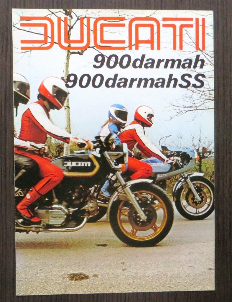 Folder Ducati 900 SS/SD Darmah - circa 1978 - 4 blz (It/Eng), Verzenden, Ducati