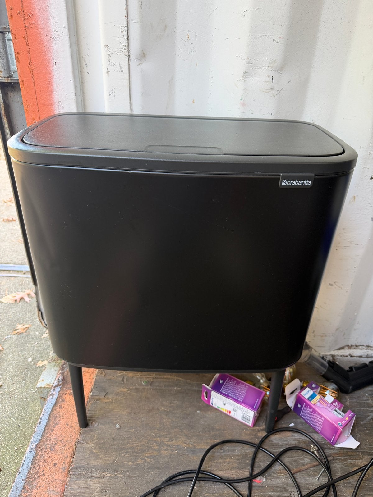 Brabantia Bo Touch Bin Hi, 40 liter of meer, Ophalen of Verzenden, Zo goed als nieuw, Rvs