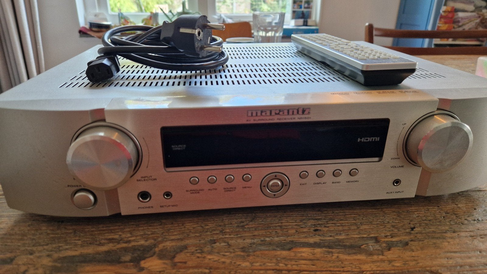 Marantz NR1501 AV Receiver, Marantz, Gebruikt, Ophalen of Verzenden, 120 watt of meer
