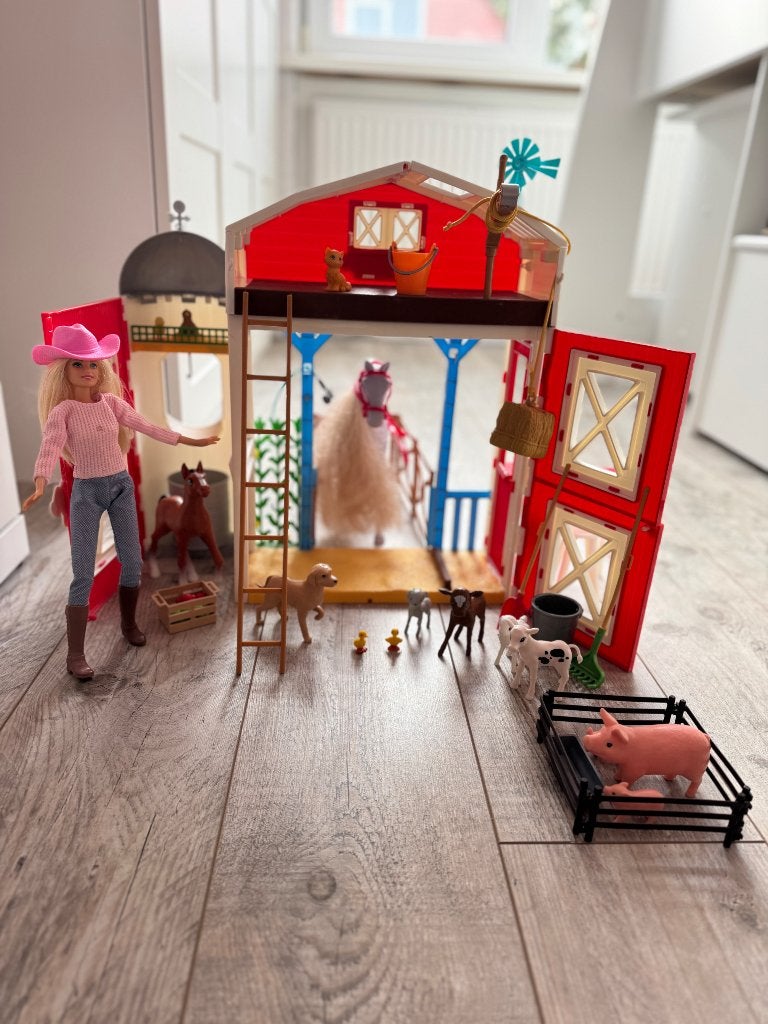 Barbie Boerderij Speelset met Accessoires, Ophalen of Verzenden, Gebruikt, Jongen of Meisje