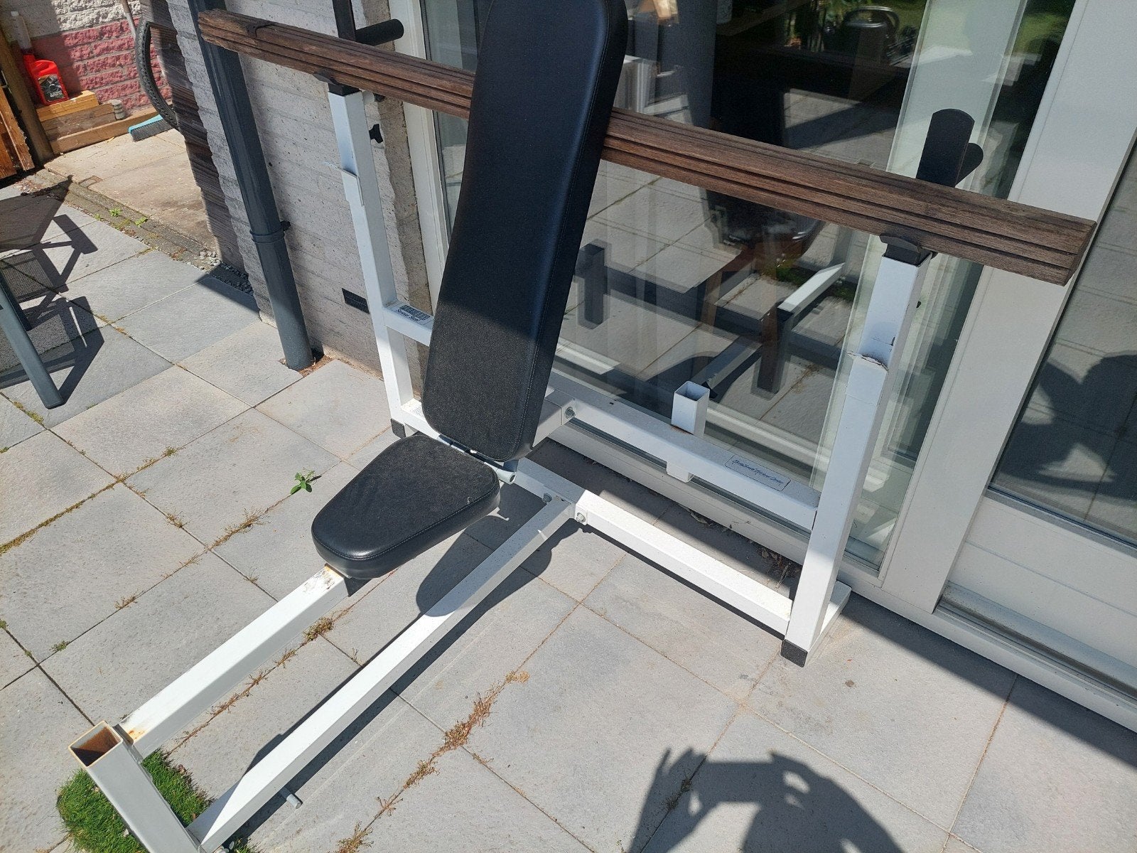 Verstelbare halterbank te koop, Sport en Fitness, Ophalen, Gebruikt, Fitnessbank