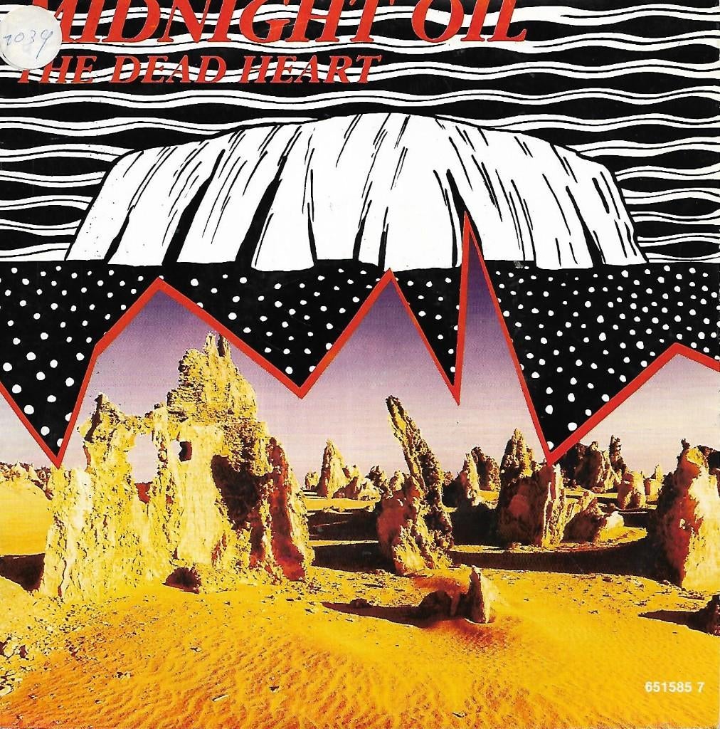 Midnight Oil - The dead heart, Cd's en Dvd's, Vinyl Singles, Gebruikt, 7 inch, Single, Ophalen of Verzenden