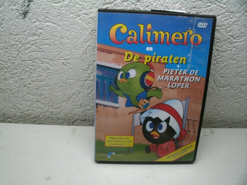 dvd 210k calimero en de piraten, Alle leeftijden, Ophalen of Verzenden, Zo goed als nieuw, Europees