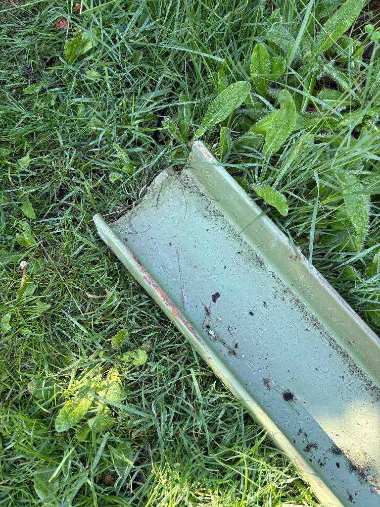 Stalen balk voor draagmuur u-profiel 250x12x5,5 cm, Doe-het-zelf en Verbouw, Metalen, Ophalen, Gebruikt