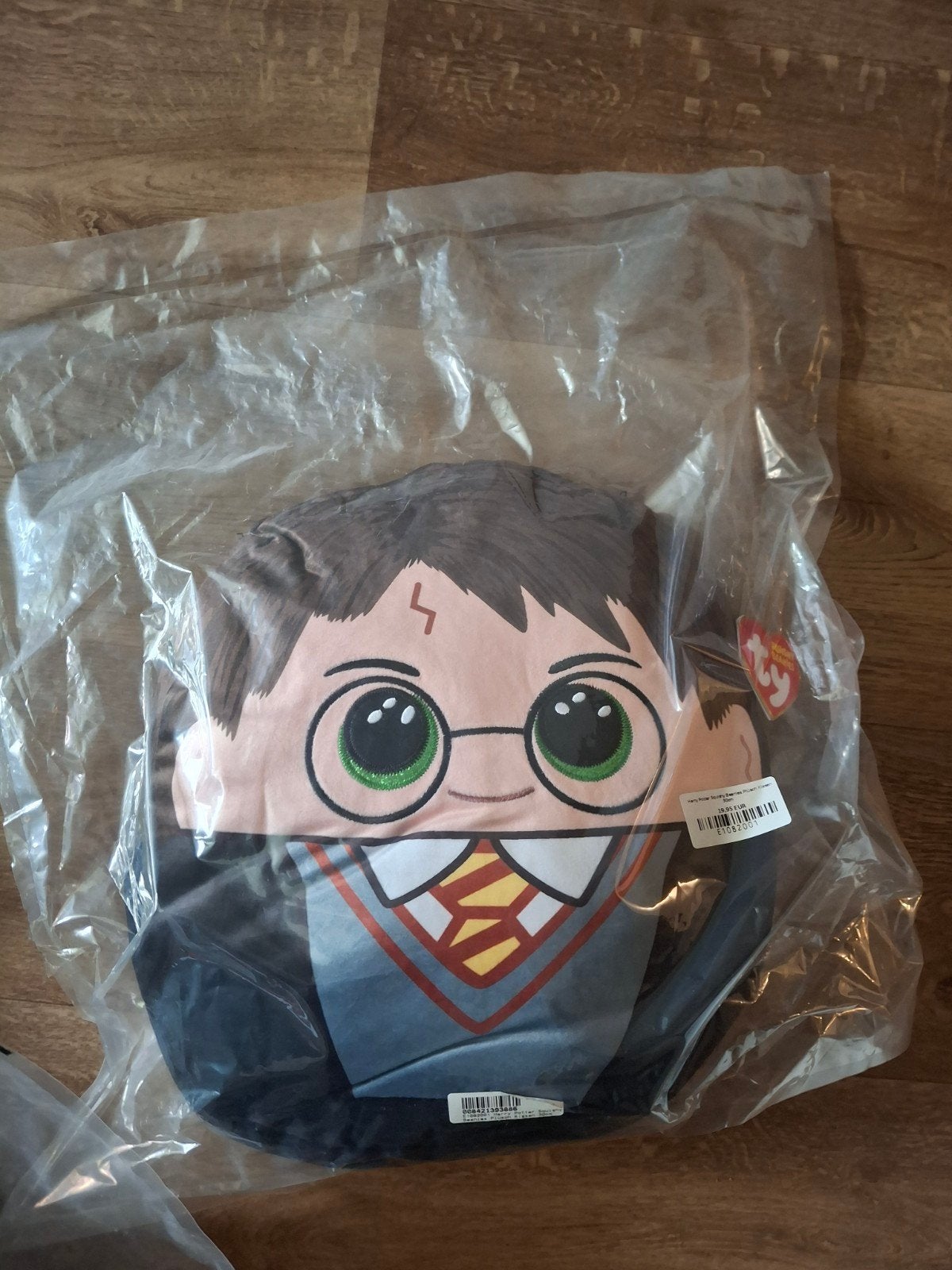 Harry Potter knuffel ty squishy beanie, Overige karakters, Nieuw, Ophalen of Verzenden, Met label