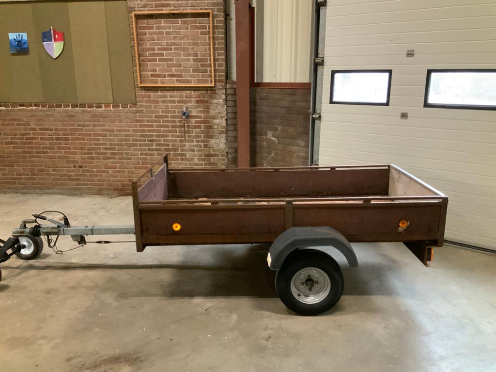 Aanhanger Enkelasser Aanhangwagen, Auto diversen, Aanhangers en Bagagewagens, Ophalen, Gebruikt
