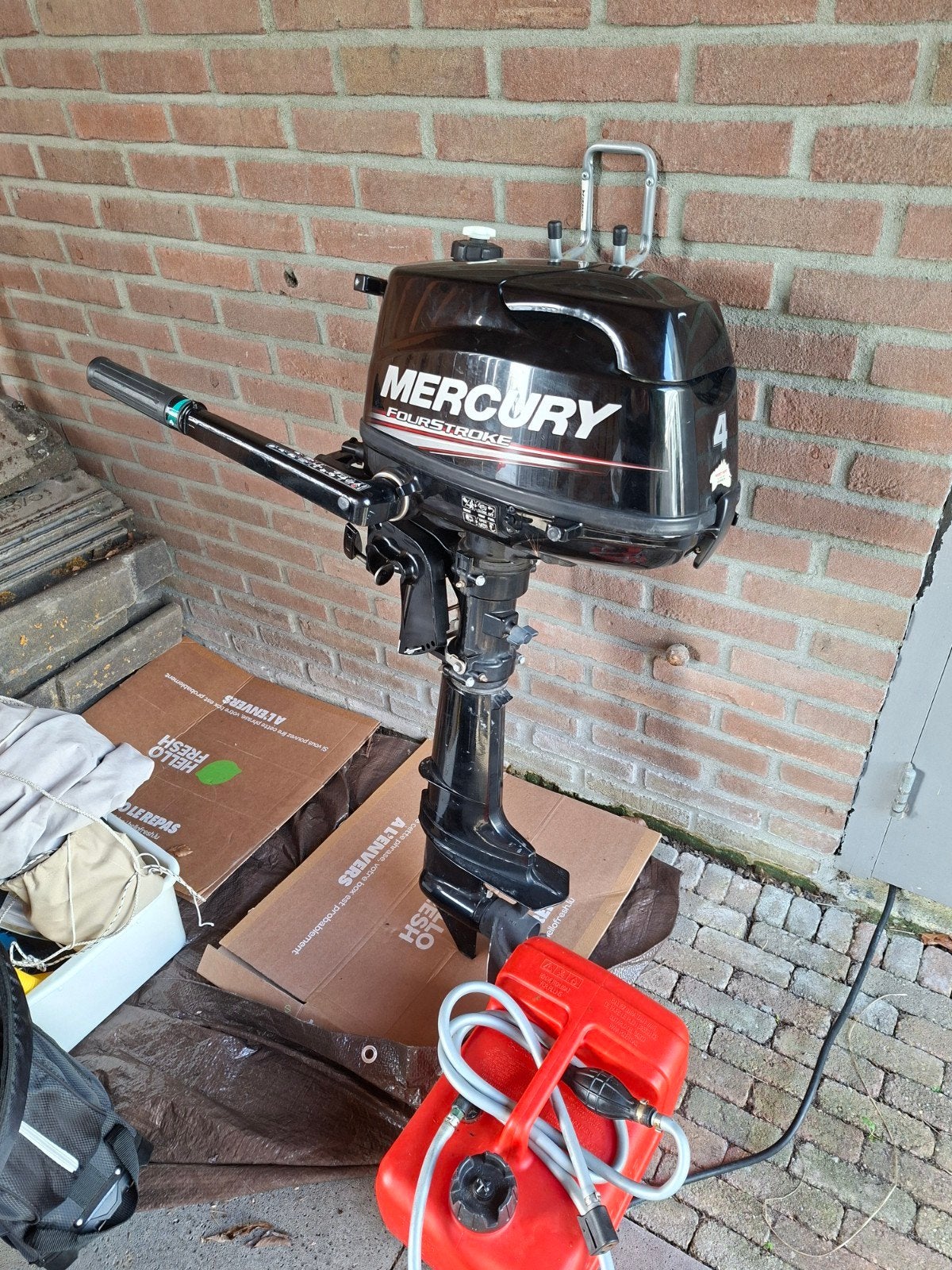 4pk Mercury buitenboordmotor bj 2021, Watersport en Boten, Rubberboten, Ophalen, Zo goed als nieuw, Mercury, Buitenboordmotor
