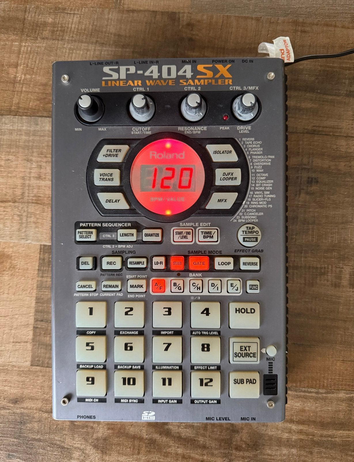 Roland SP-404SX Sampler Set - Compleet met accessoires, Muziek en Instrumenten, Ophalen of Verzenden, Gebruikt