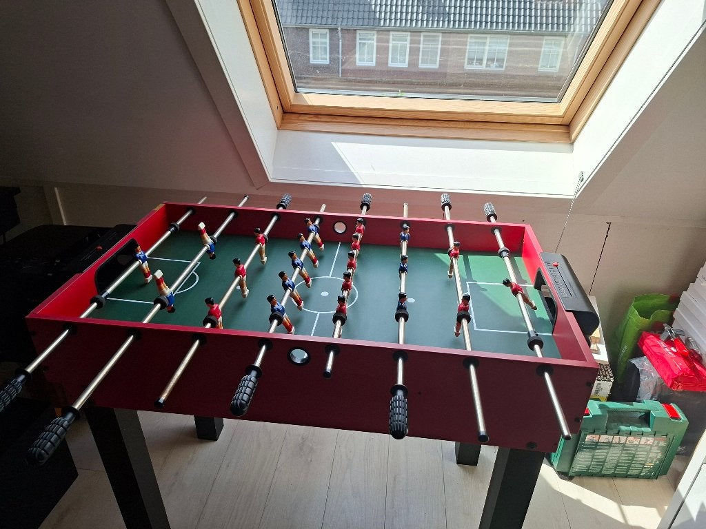 4-in-1 Speeltafel tafelvoetbal, pool, hockey, tafeltennis, Ophalen, Gebruikt
