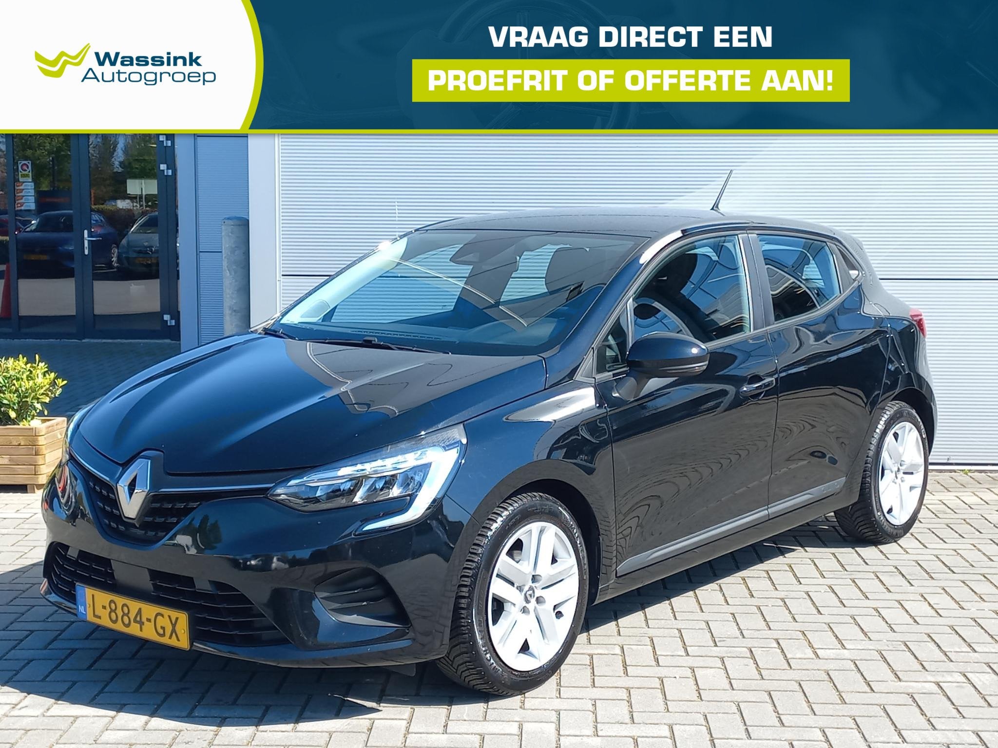 Renault Clio 1.0 TCe Zen | Airconditioning | Navigatie | Par, Voorwielaandrijving, Stof, Gebruikt, Origineel Nederlands