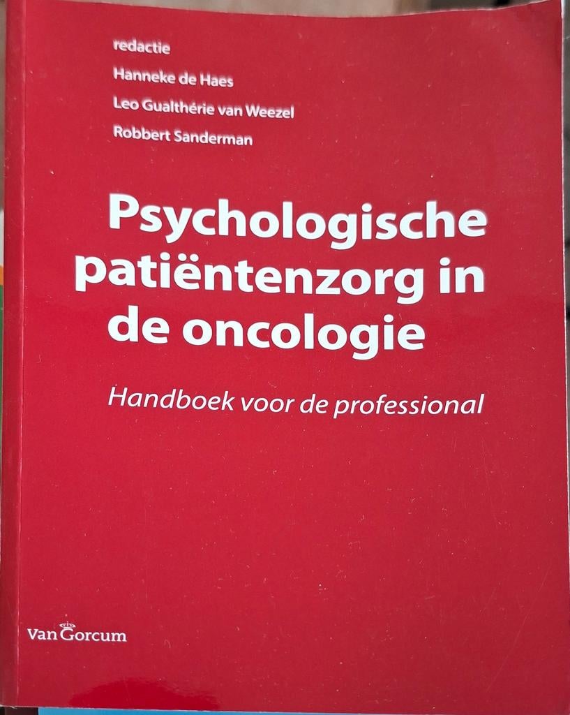 Psychologische patiëntenzorg in de oncologie, Ophalen of Verzenden, Zo goed als nieuw, Sociale wetenschap