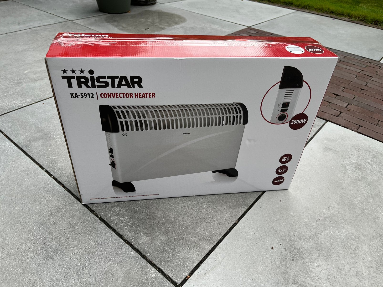 Tristar KA-5912 convector heater electrische kachel 2000W, Ophalen, Overige soorten, Elektrisch, Nieuw