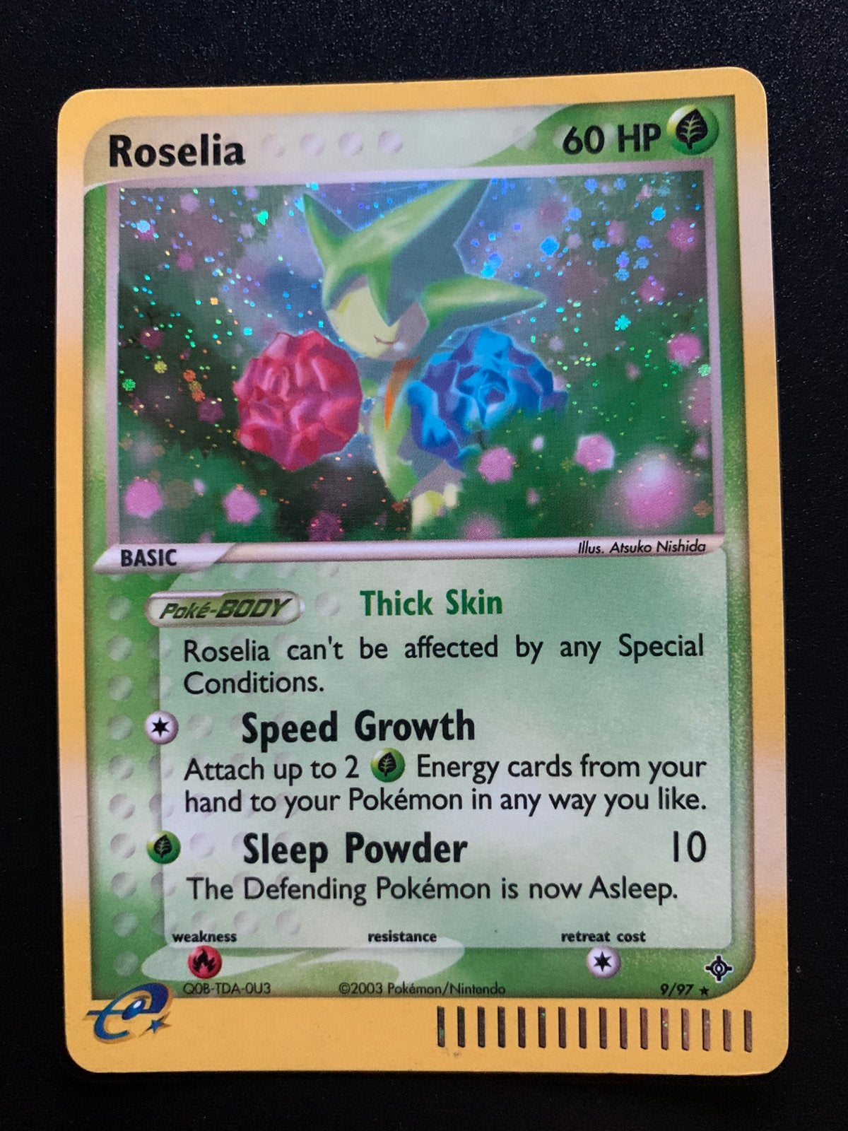 Roselia Ex Dragon Holo 9/97 Excellent Pokemon, Verzenden, Losse kaart, Foil