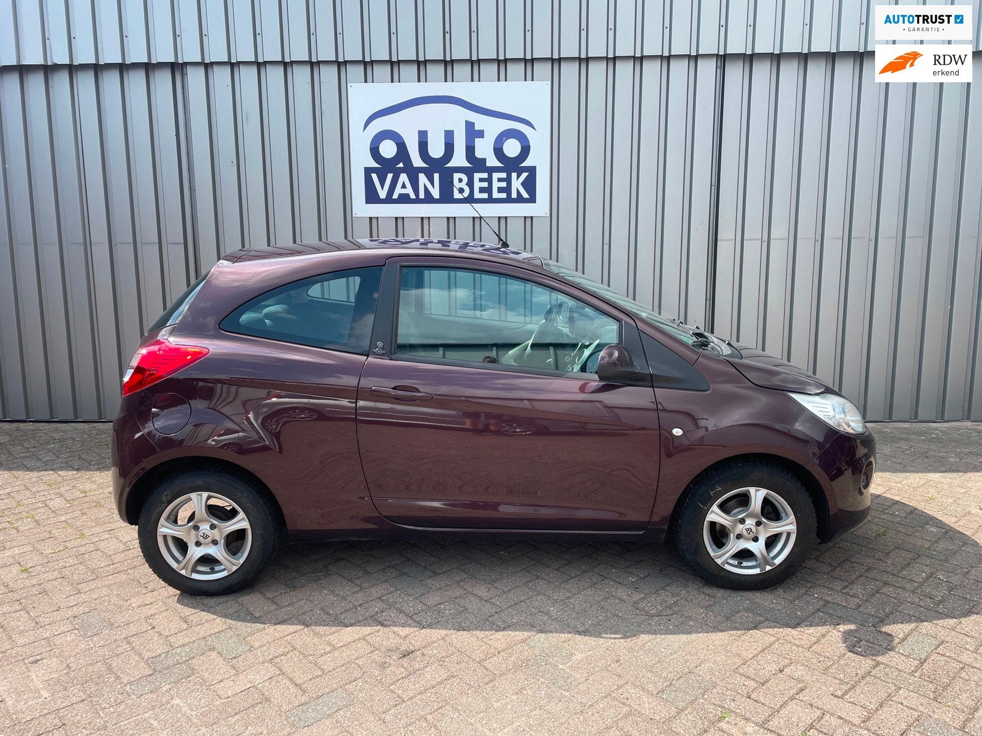 Ford Ka 1.2 Cool & Sound start/stop, Auto's, Ford, Voorwielaandrijving, Euro 5, Stof, Gebruikt