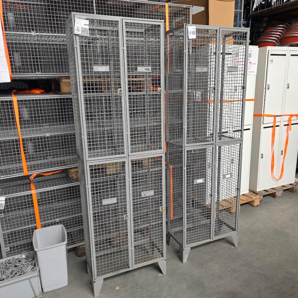 diverse metalen lockerkast gaaslocker gebruiken als vitrine, Ophalen, Gebruikt, 50 tot 100 cm, Metaal