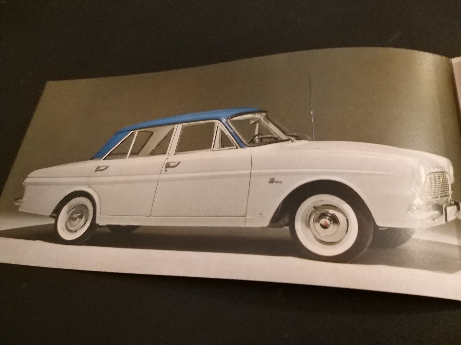jaren 60 Nederlands Ford Taunus 12m folder izgst 1e type, Ophalen of Verzenden, Zo goed als nieuw, Ford