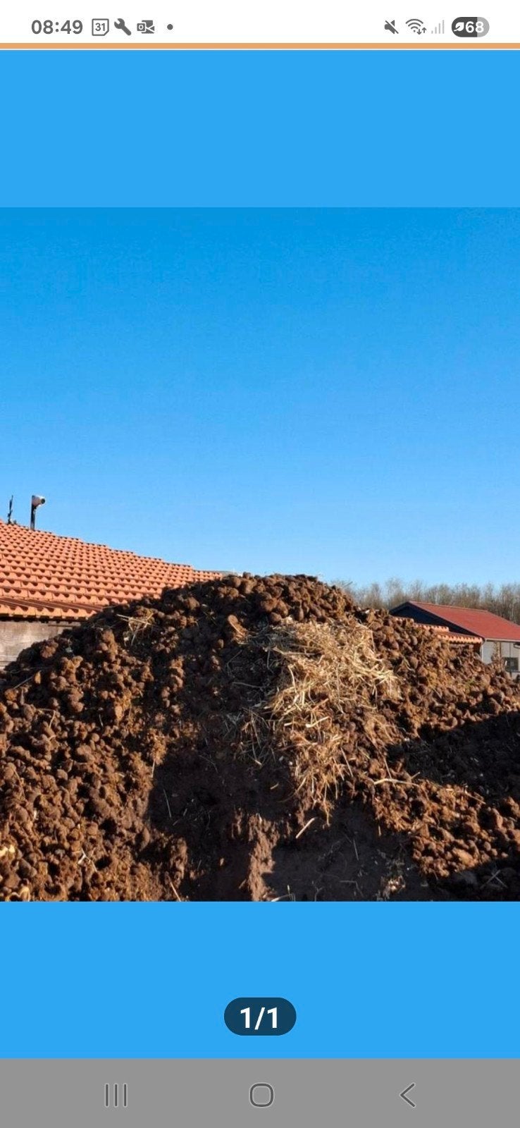 gratis mest voor uw tuin  of gazon, Ophalen of Verzenden