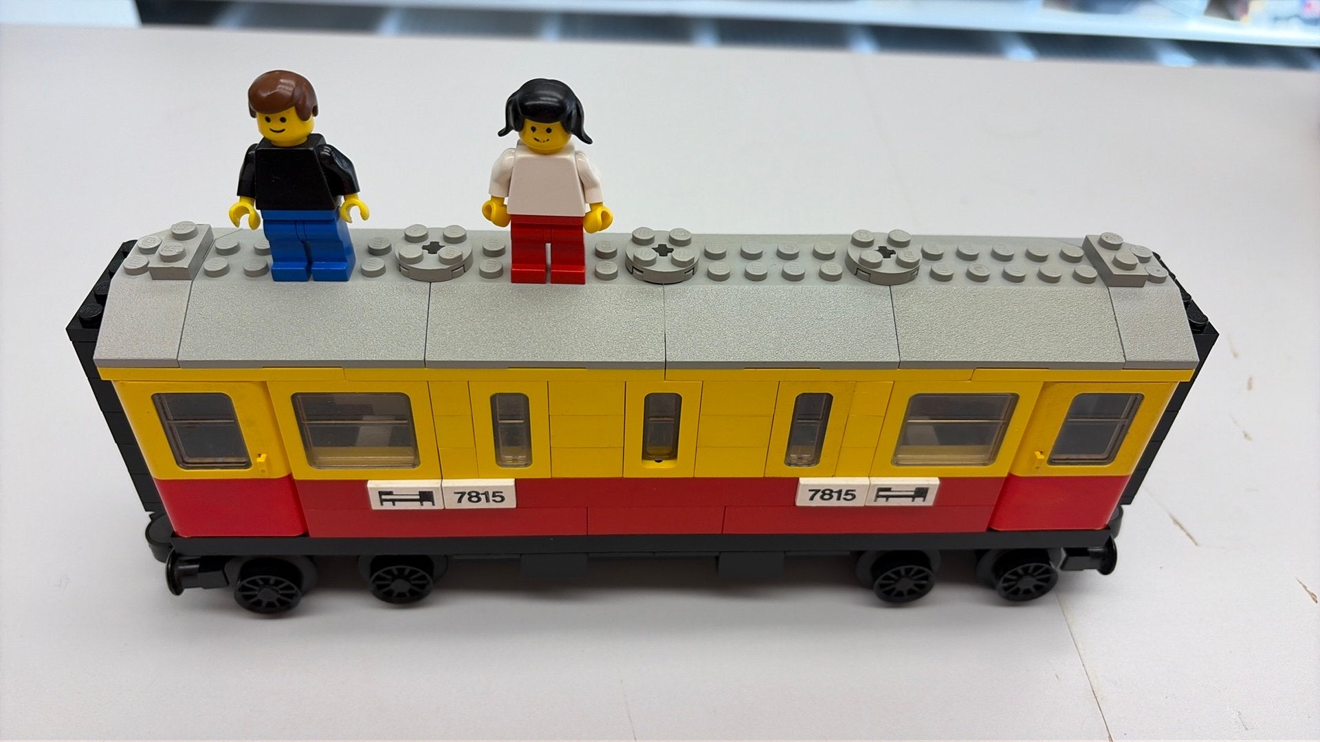 SB3003 Lego trein 12v 7815 slaap wagon, Kinderen en Baby's, Ophalen of Verzenden, Zo goed als nieuw