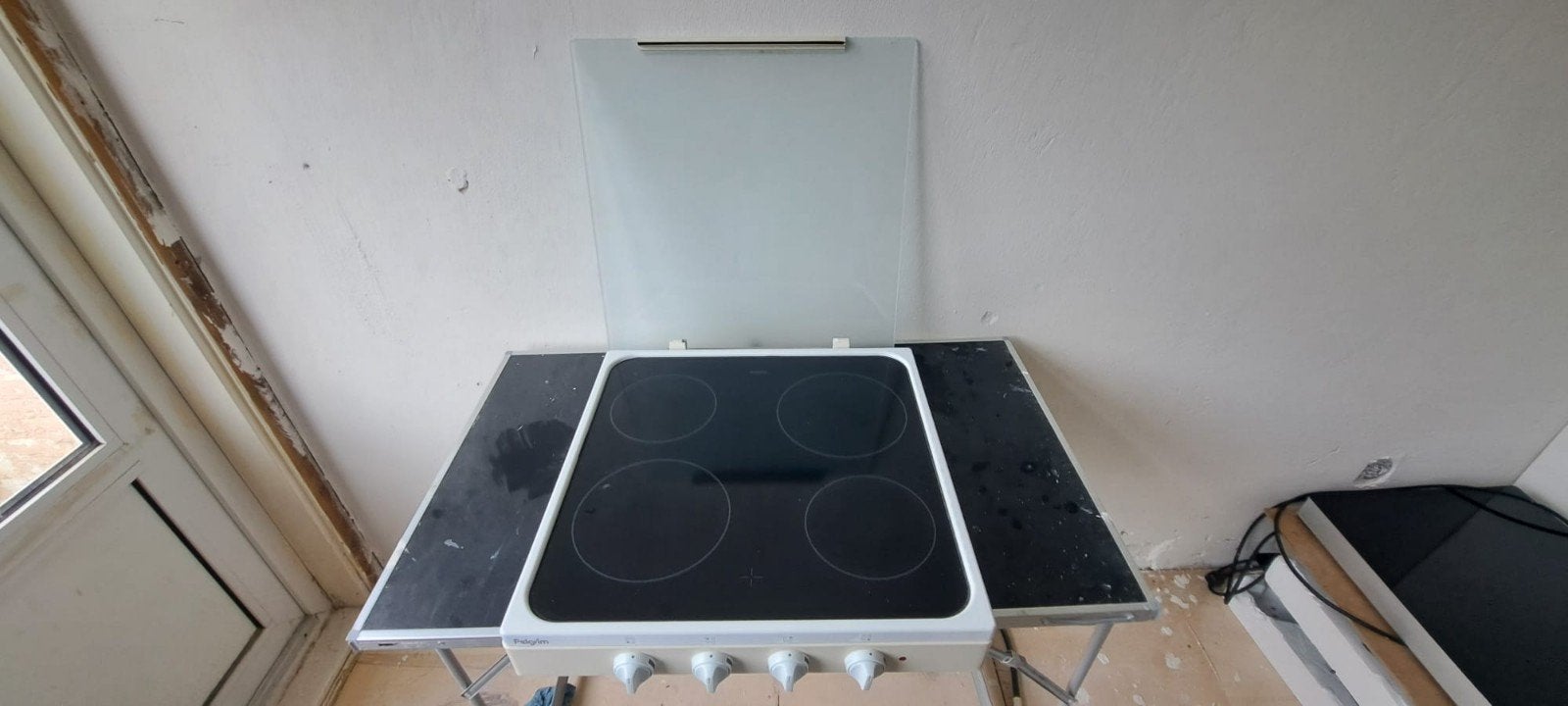 Pelgrim PK754WIT/P01 Vrijstaande Keramische Kookplaat, Witgoed en Apparatuur, Keramisch, Zo goed als nieuw, Energieklasse A of zuiniger