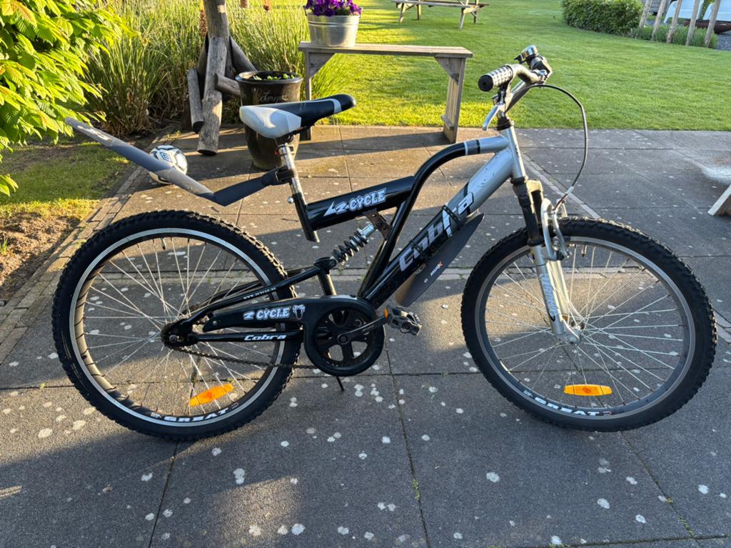 Kinderfiets 24 inch 2Cycle Cobra Mtb, Minder dan 45 cm, Ophalen, Gebruikt, Overige merken