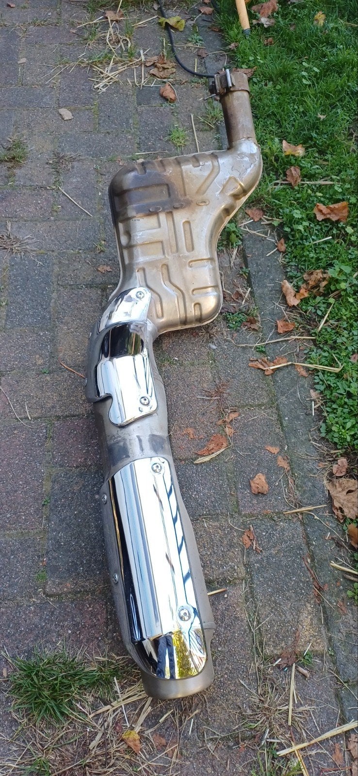 BMW r1100 r uitlaat, Ophalen, Gebruikt