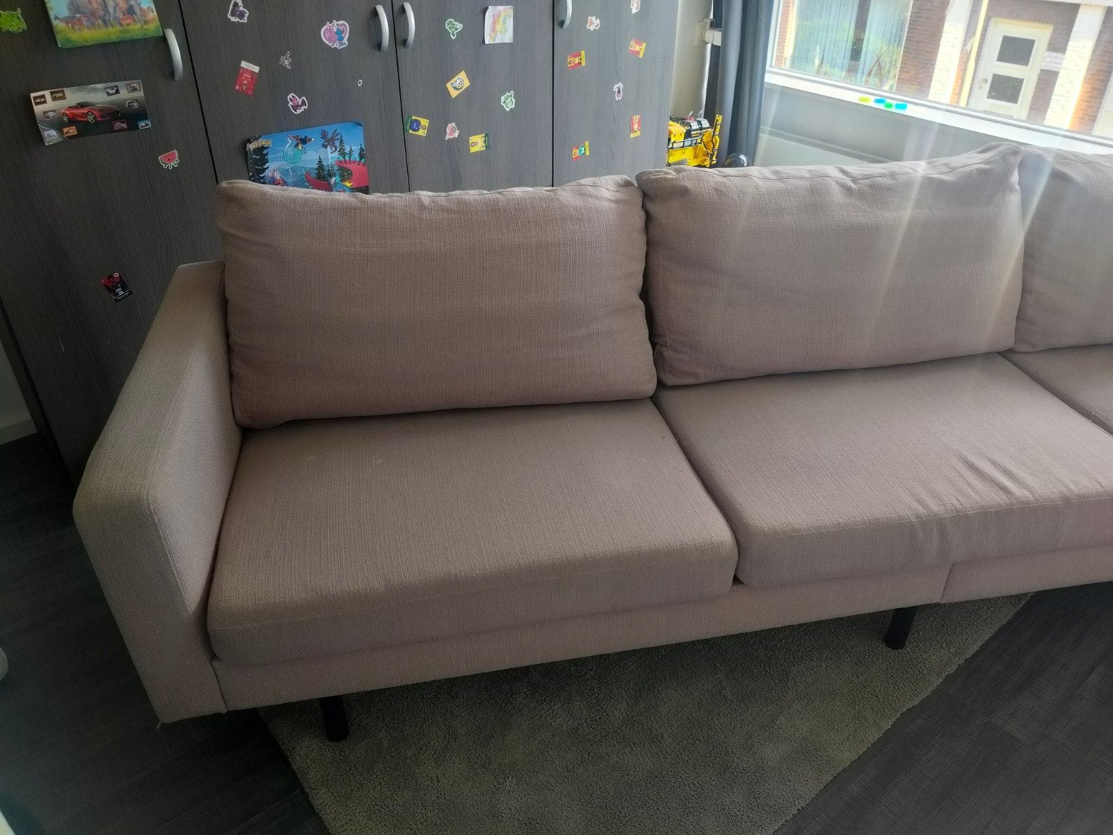 mooie en gave oud roze bank, Ophalen, 250 tot 300 cm, 75 tot 100 cm, Zo goed als nieuw