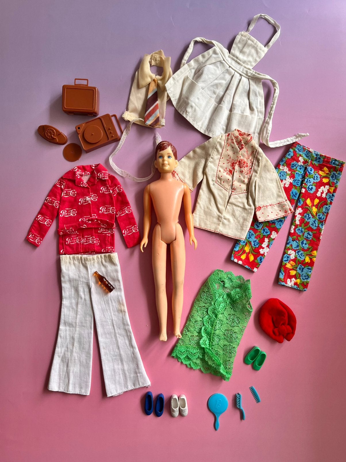 Vintage Barbie lot jaren 60, Ophalen of Verzenden, Gebruikt
