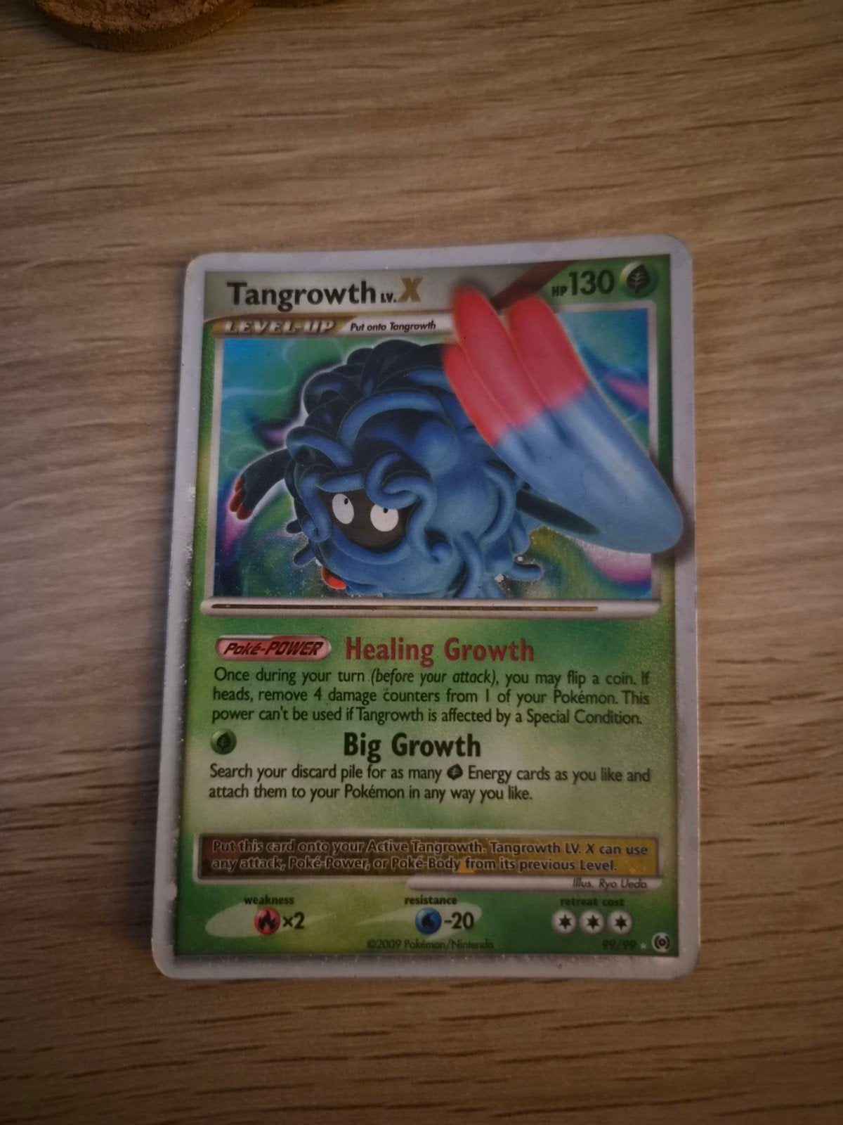 Tangrowth Arceus, Ophalen, Gebruikt, Losse kaart