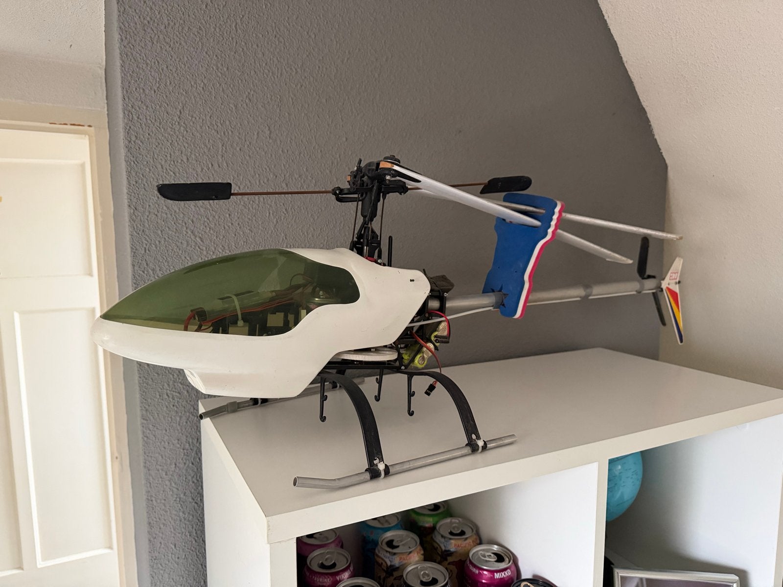 Vintage Helikopter Decoratie voor Mancave/Jongenskamer, Ophalen, Gebruikt, Helikopter