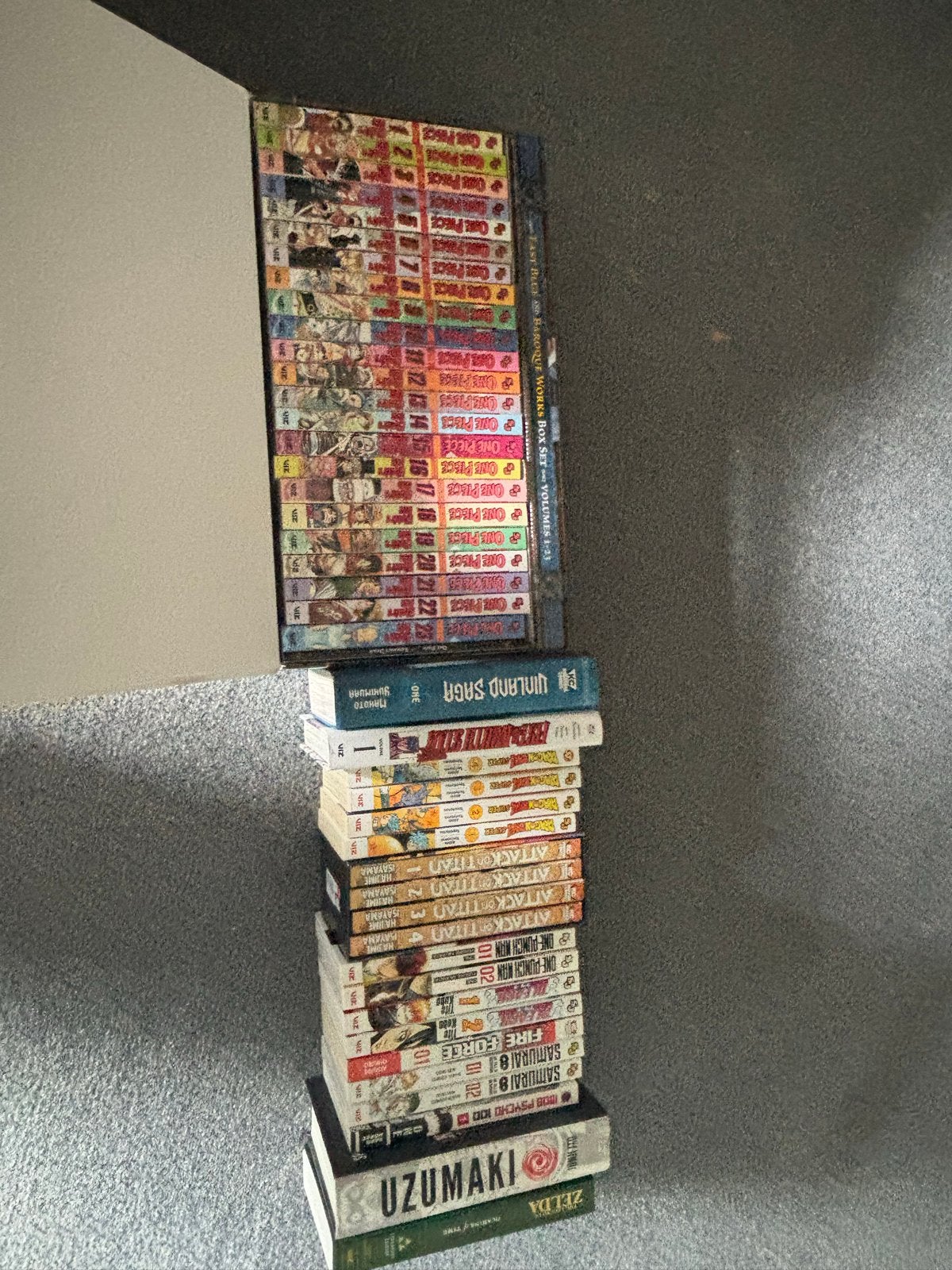 Grote collectie manga: One Piece, Attack on Titan, etc.