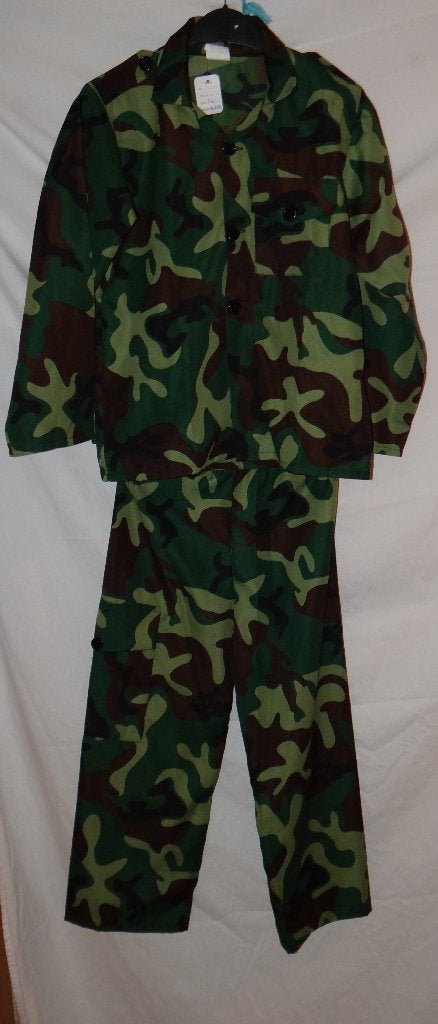 Leuk groen/bruin LEGER/ARMY pak, Kinderen en Baby's, Ophalen of Verzenden, Gebruikt, 134 t/m 140, Jongen of Meisje
