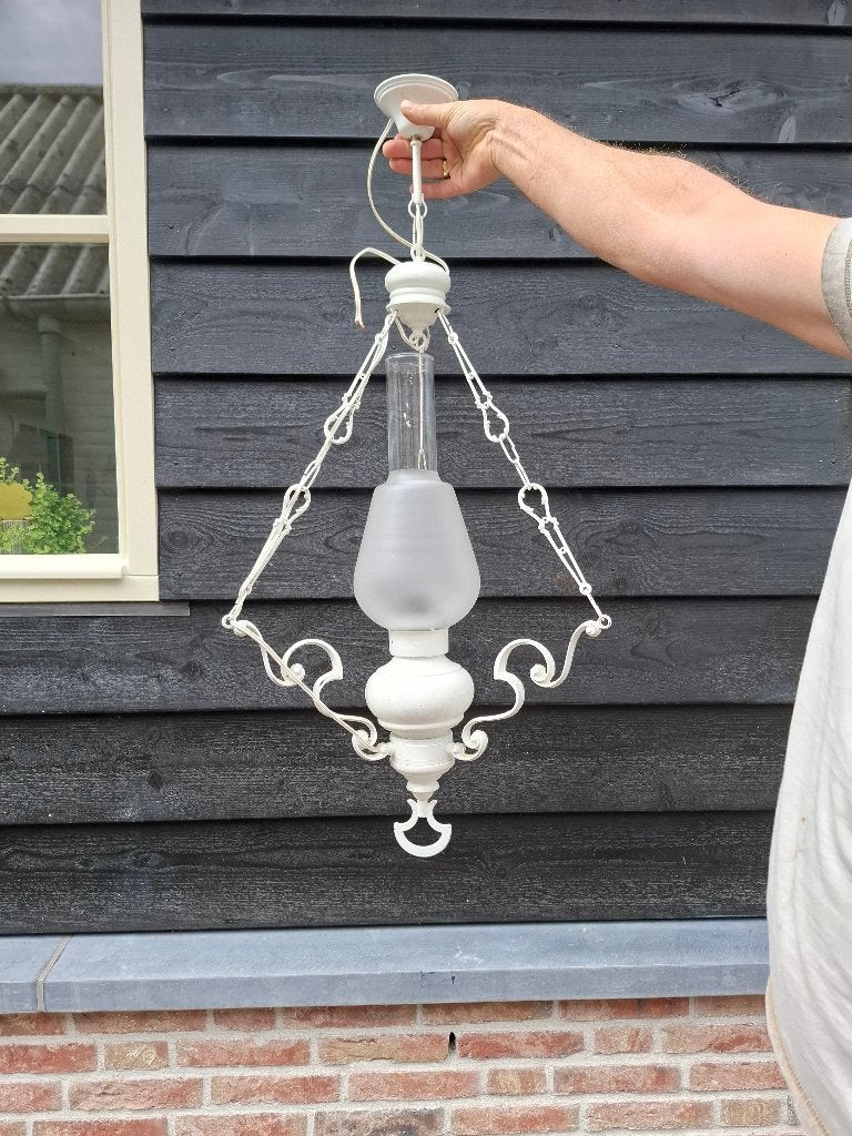 Kroonluchter brocante, Ophalen, Gebruikt, Metaal