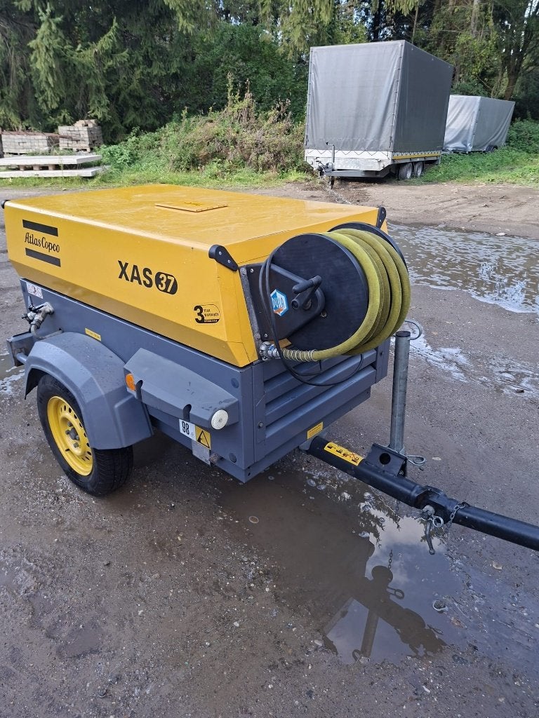 Atlas Copco XAS37 KD M A Mobiele Compressor (2008) - 158 u, Doe-het-zelf en Verbouw, Ophalen, Zo goed als nieuw, Mobiel, 6 tot 10 bar
