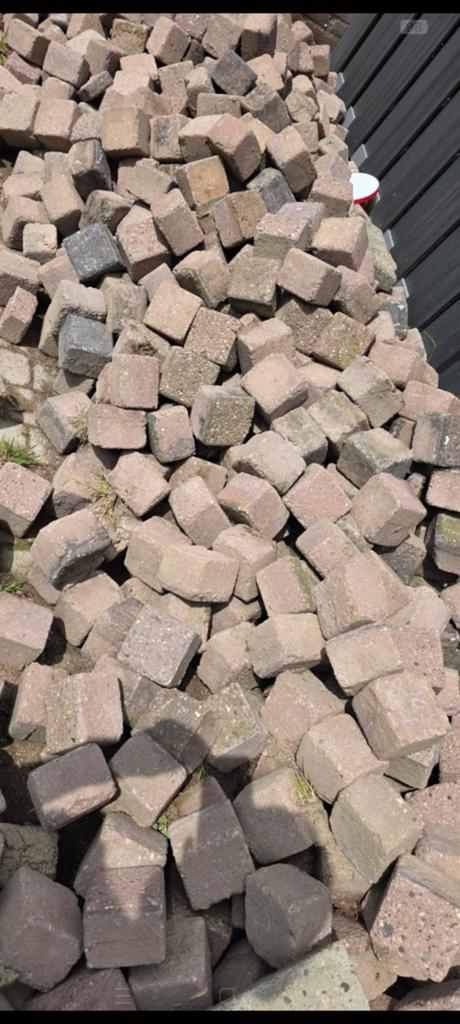 Partij tuintegels, Tuin en Terras, Grind, Keien en Split, Ophalen of Verzenden, Split