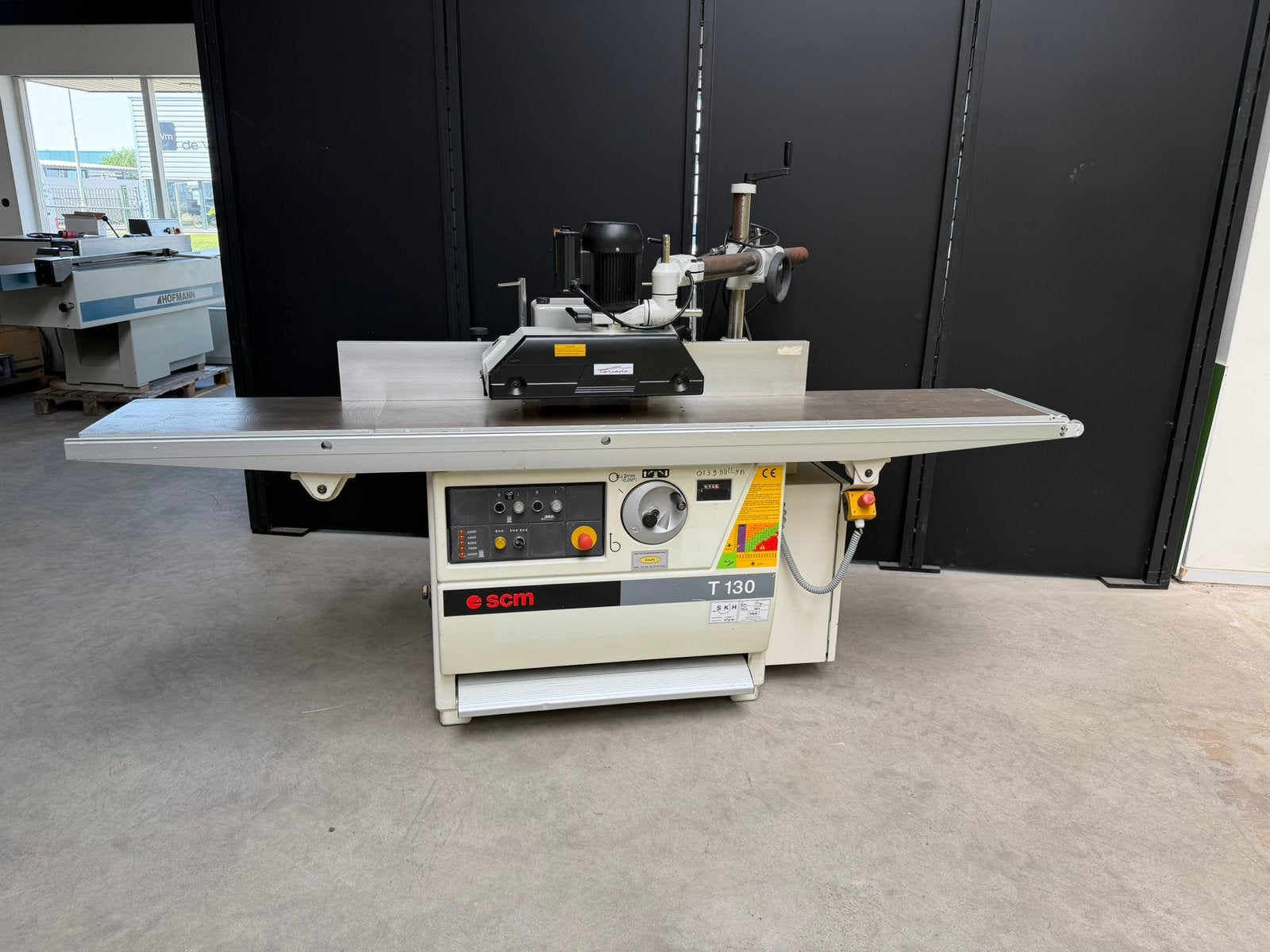 Scm freesmachine T130 uit 2002, Ophalen