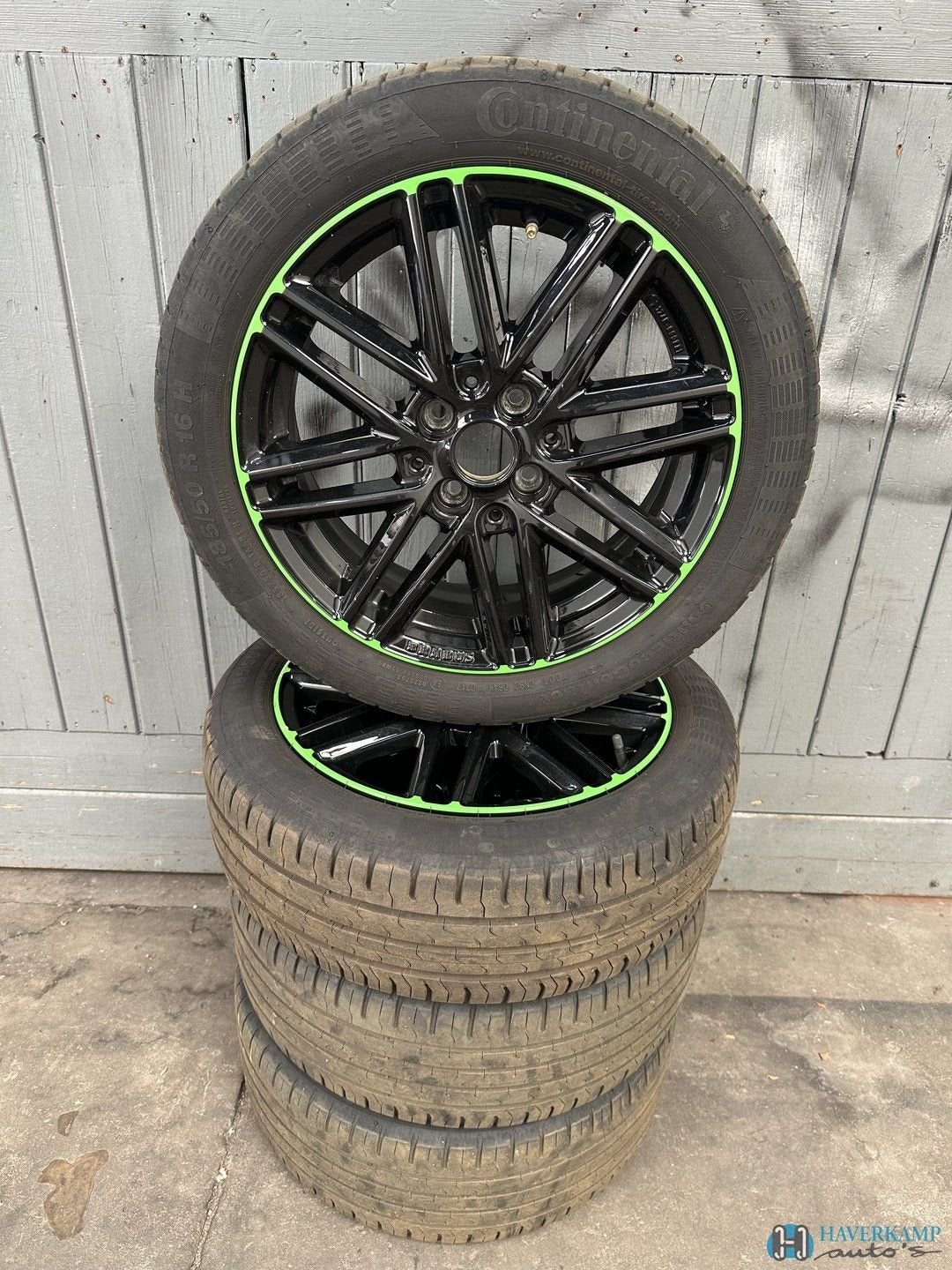 Smart zomer breedset brabus 185 50 16 / 205 45 16, Ophalen, Gebruikt, -, Banden en Velgen