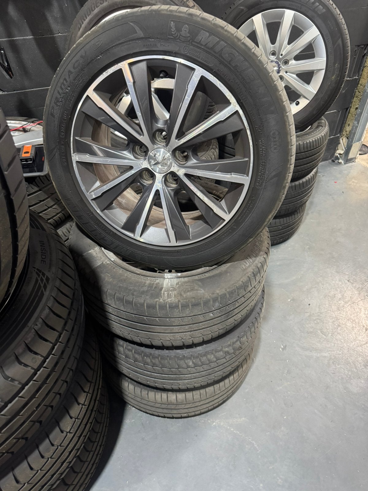 16” Originele Peugeot 308 Citroen Velgen Zomerband 205/55/16, Auto-onderdelen, Banden en Velgen, Gebruikt, 16 inch, Banden en Velgen