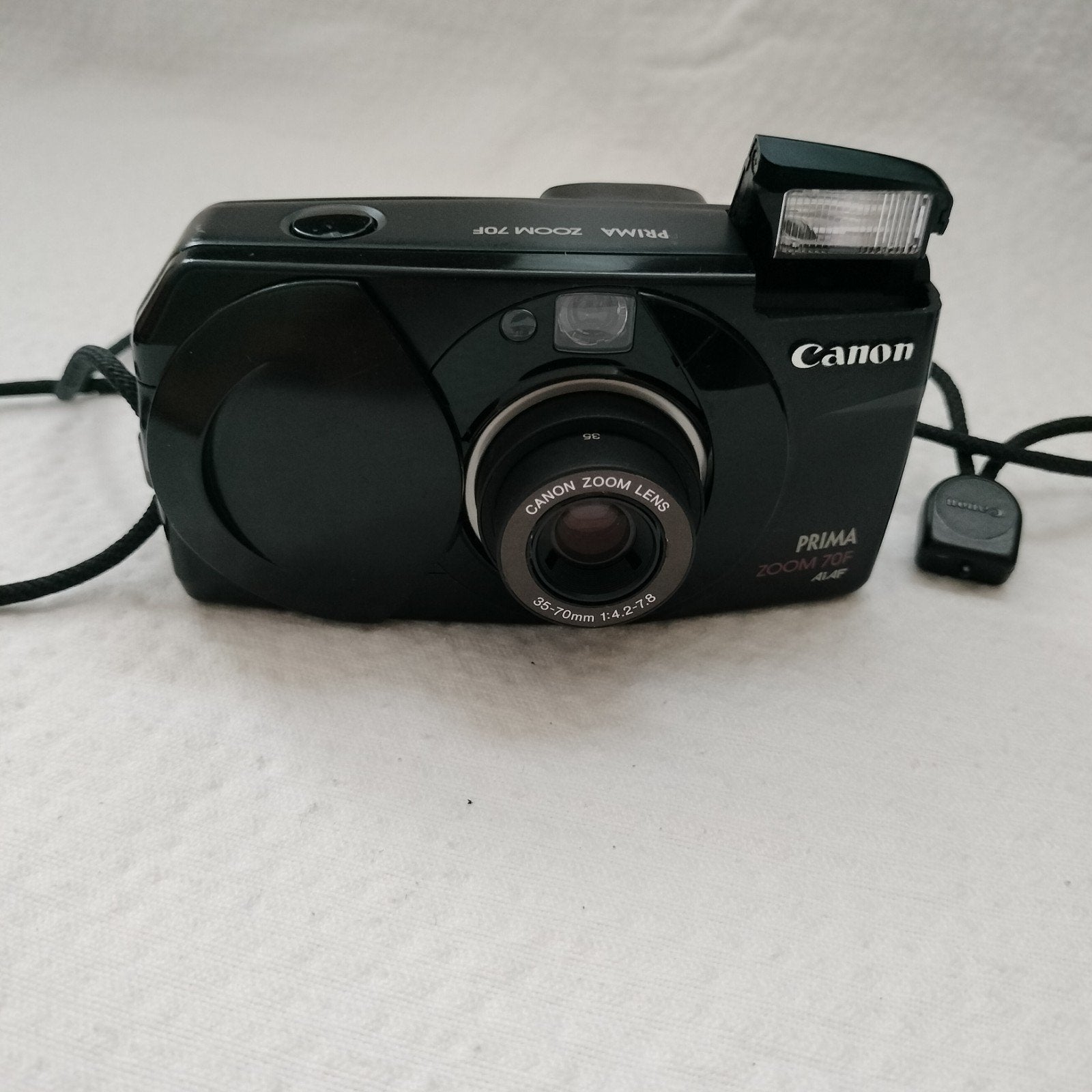 Canon Prima zoom 70F lens 35-70mm, Audio, Tv en Foto, Fotocamera's Analoog, Ophalen of Verzenden, Compact, Canon