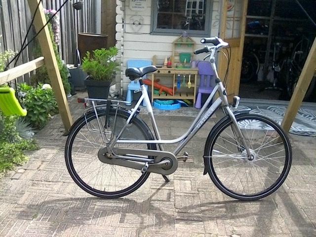 Fiets, Fietsen en Brommers, Fietsen | Dames | Damesfietsen, Ophalen, Versnellingen, 56 cm of meer, Zo goed als nieuw