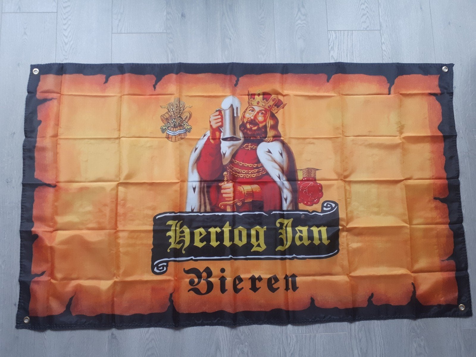 Hertog Jan 90x150 cm Reclame Vlag, Verzenden, Nieuw, Reclamebord, Plaat of Schild, Hertog Jan