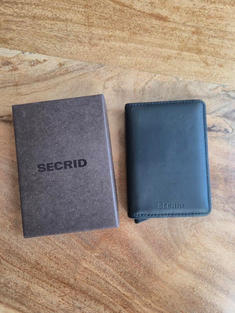 Secrid Slimwallet Portemonnee - Compact en Stijlvol, Overige merken, Zwart, Ophalen of Verzenden, Zo goed als nieuw