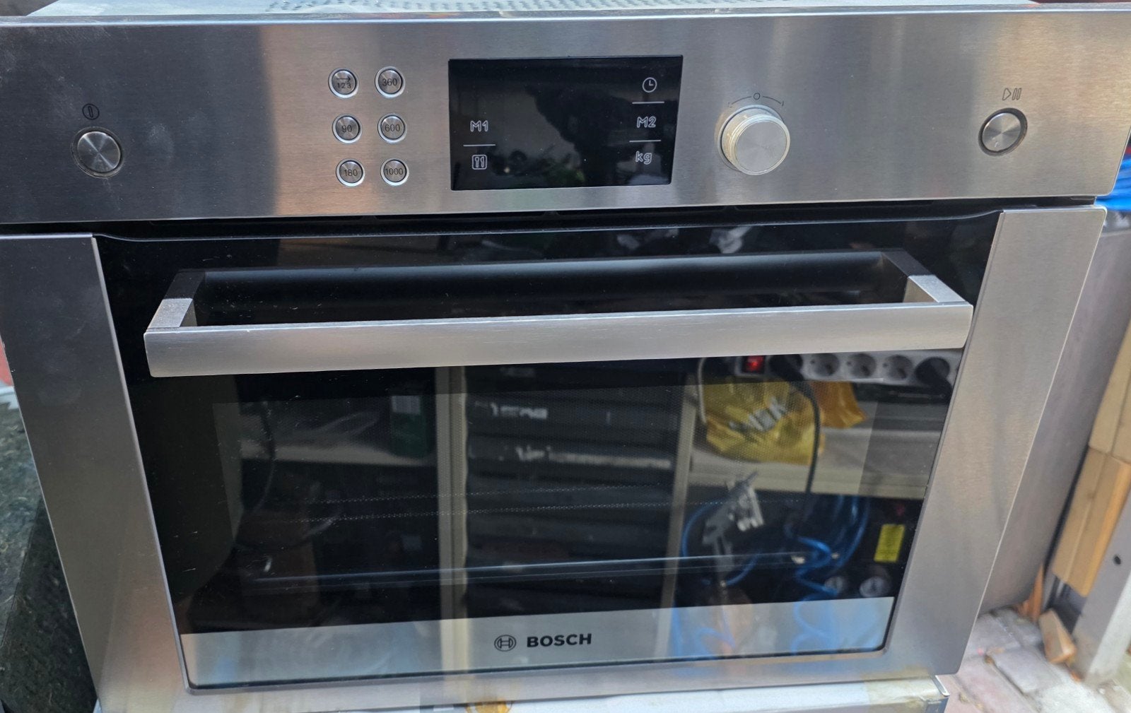 Bosch HMT35M653 Inbouw Magnetron RVS - Zo goed als nieuw, Witgoed en Apparatuur, Ophalen, Zo goed als nieuw, Inbouw