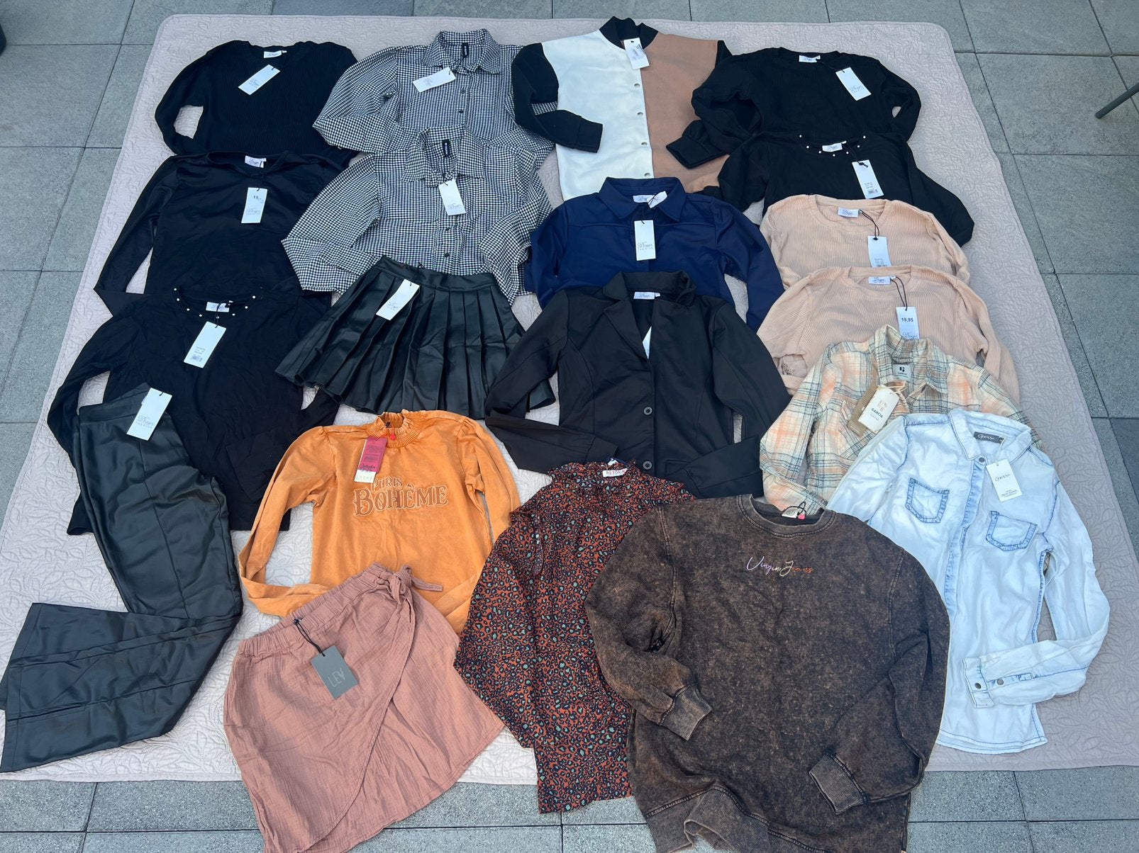 Partij meisjes kleding nieuw , merkjes 20 stuks, Ophalen of Verzenden, Nieuw