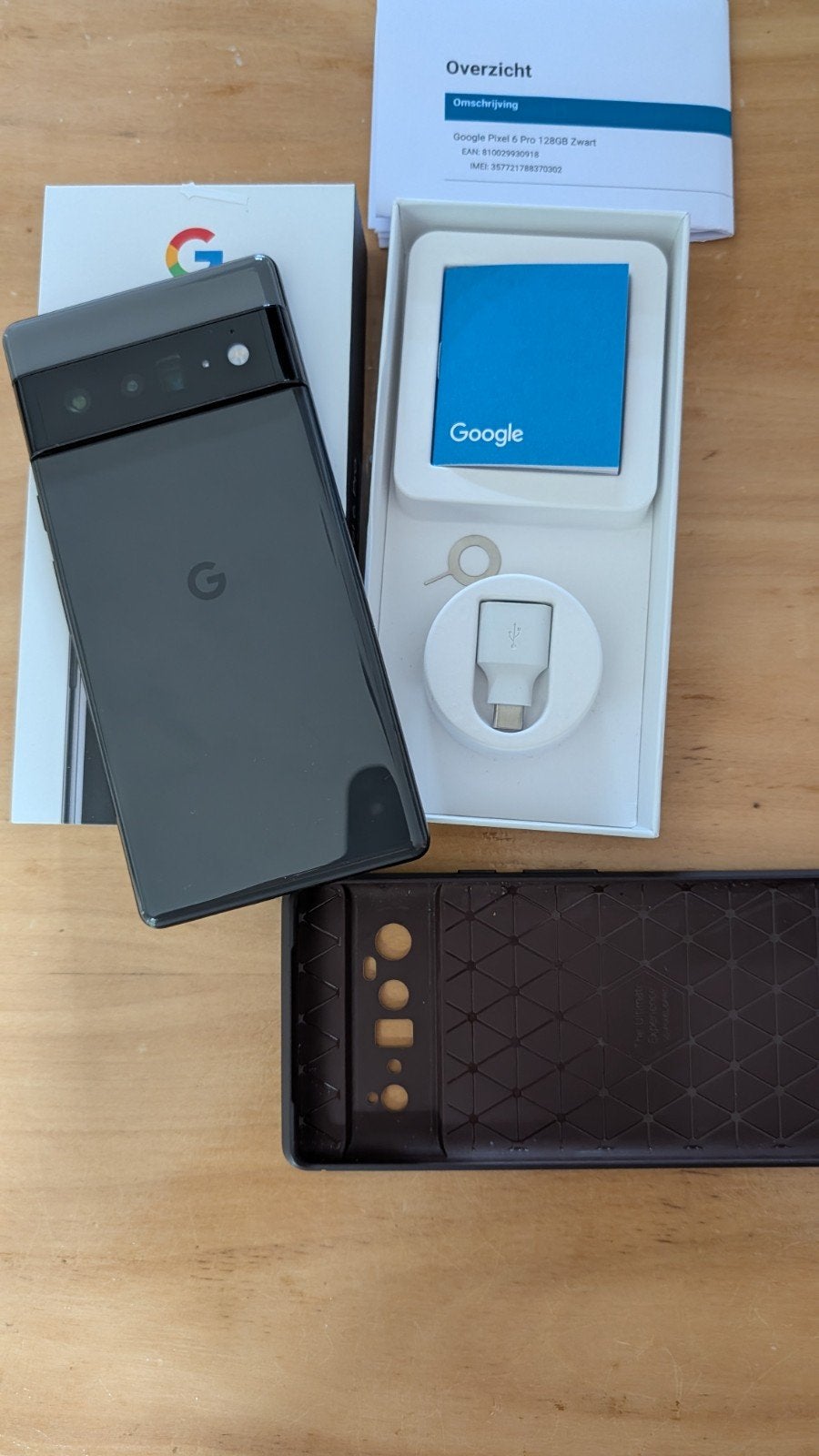 Google Pixel 6 Pro 128 GB met hoes en originele verpakking, Ophalen of Verzenden, Zo goed als nieuw, Zonder abonnement, Zonder simlock