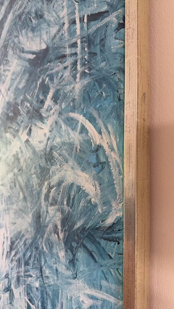 Krom Mare Nostrum XX XXL schilderij met lijst, Ophalen, Acrylverf, Gedateerd, Overige onderwerpen