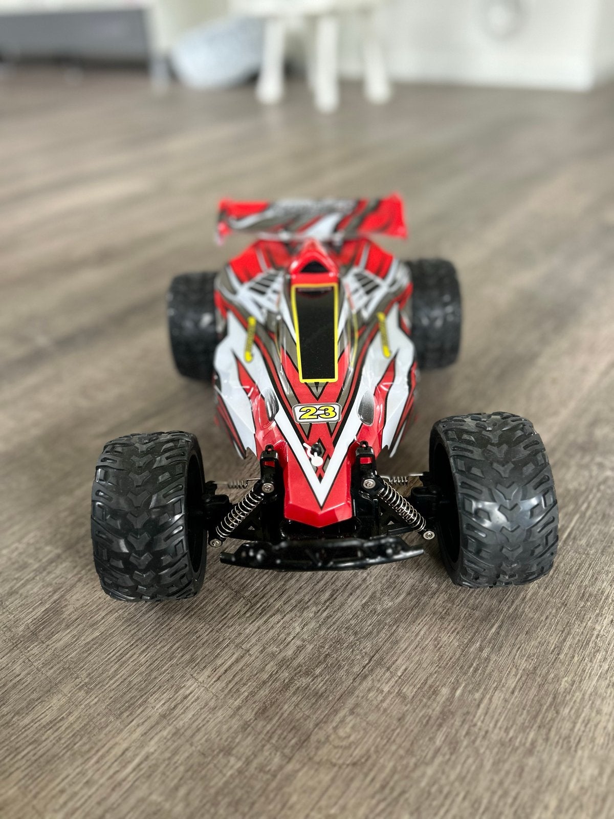 RC Auto Offroad Monster Wheels met Afstandsbediening, Kinderen en Baby's, Ophalen of Verzenden, Zo goed als nieuw